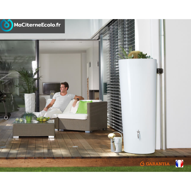 maison moderne avec récupérateur eau de pluie design Color coco blanc Garantia