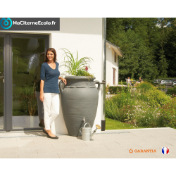 Antik wandboiler, granietgrijs