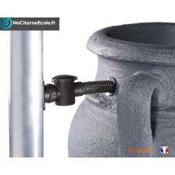 Collettore d'acqua a parete Antik, grigio granito