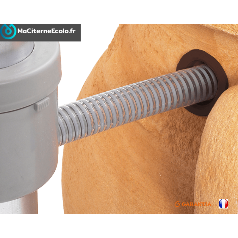 canalón colector para depósito de agua