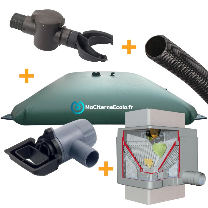 Pacote flexível de 2m³ de tanque