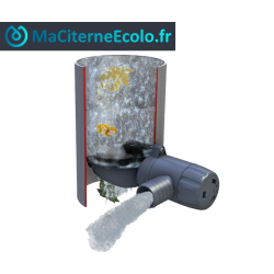 Raccoglitore d'acqua piovana rotondo Speedy