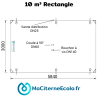 Cisterna flexible de 10m³