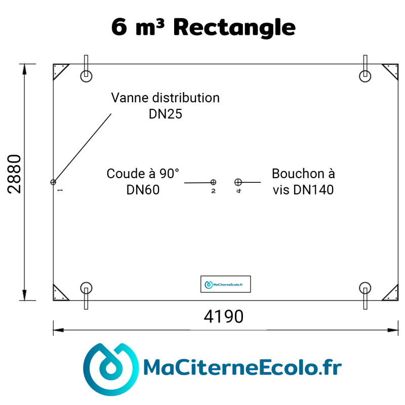 Citerne souple eau de pluie - Possibilité de Sur-Mesure