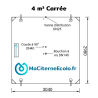 Serbatoio flessibile da 4m3