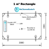 Serbatoio flessibile da 1m3