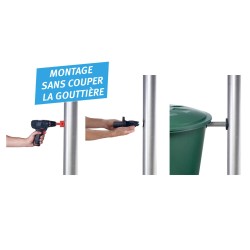 Collecteur eau de pluie pour gouttière rond Avanti