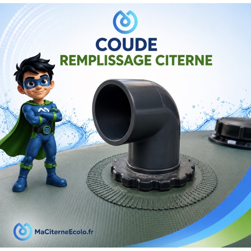 Citerne souple 9m³ pour la récupération des eaux de pluie